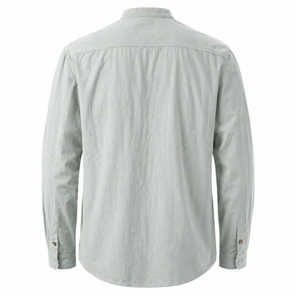 Kyoto - Men's Ultra Comfortable Band Collar Shirt