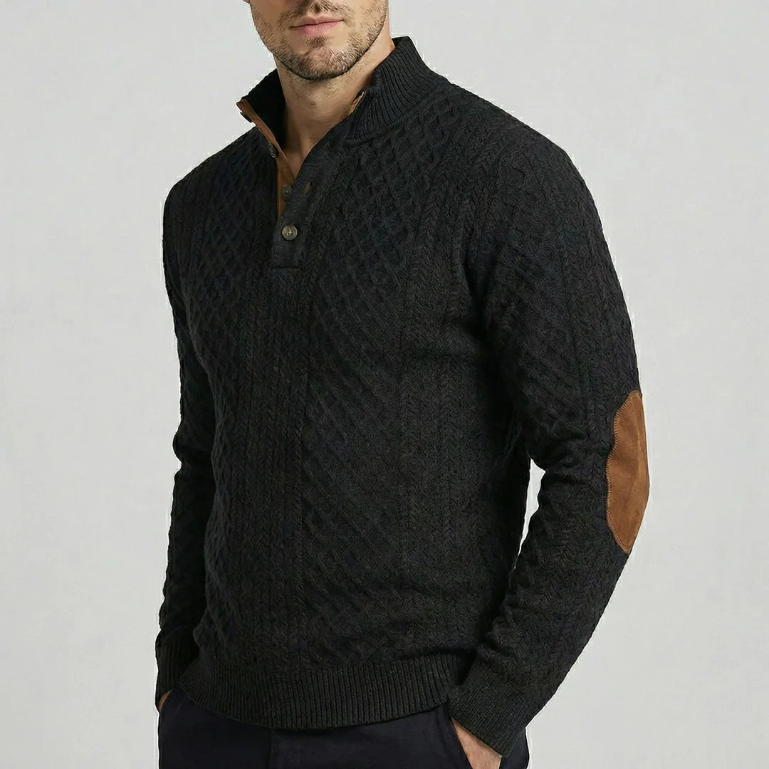 Crown - Men's Classic High Collar Pullover