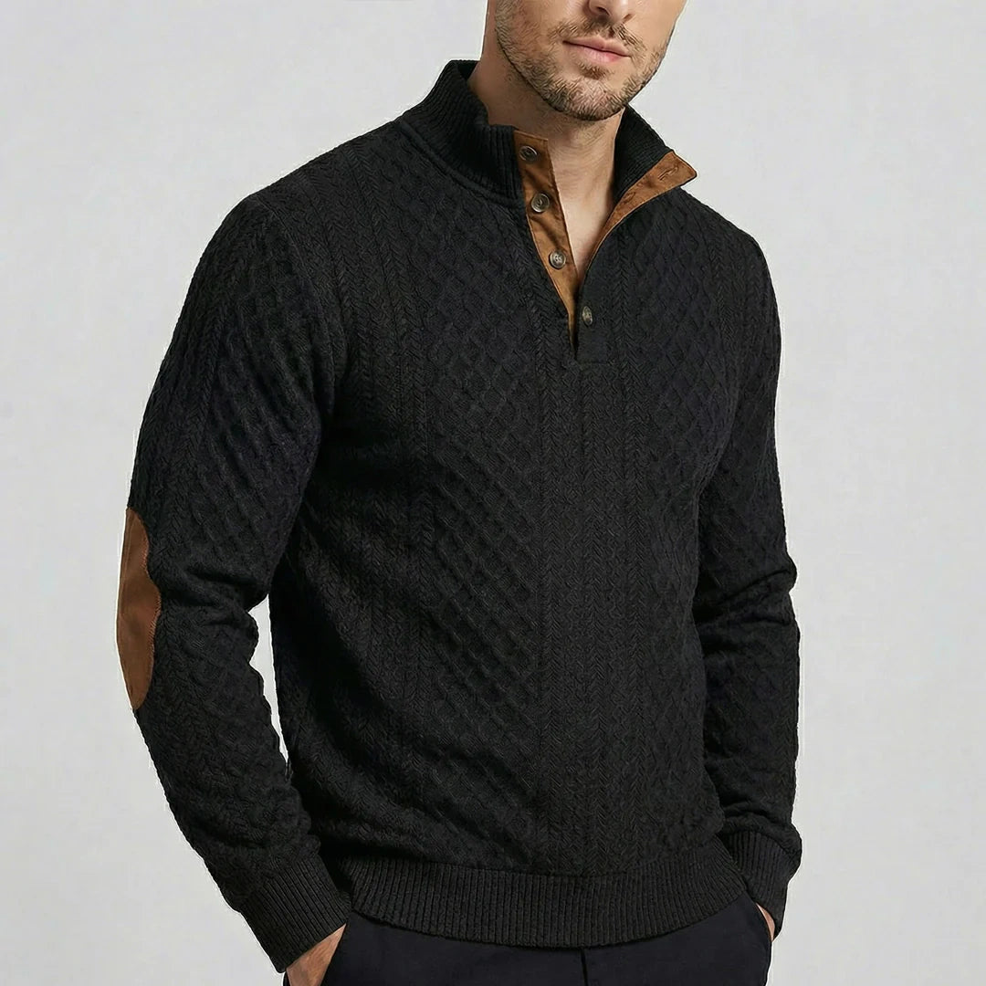 Crown - Men's Classic High Collar Pullover
