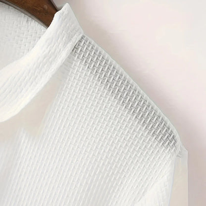 Lusso - Men's Ultra Comfortable Long Sleeve Polo Shirt